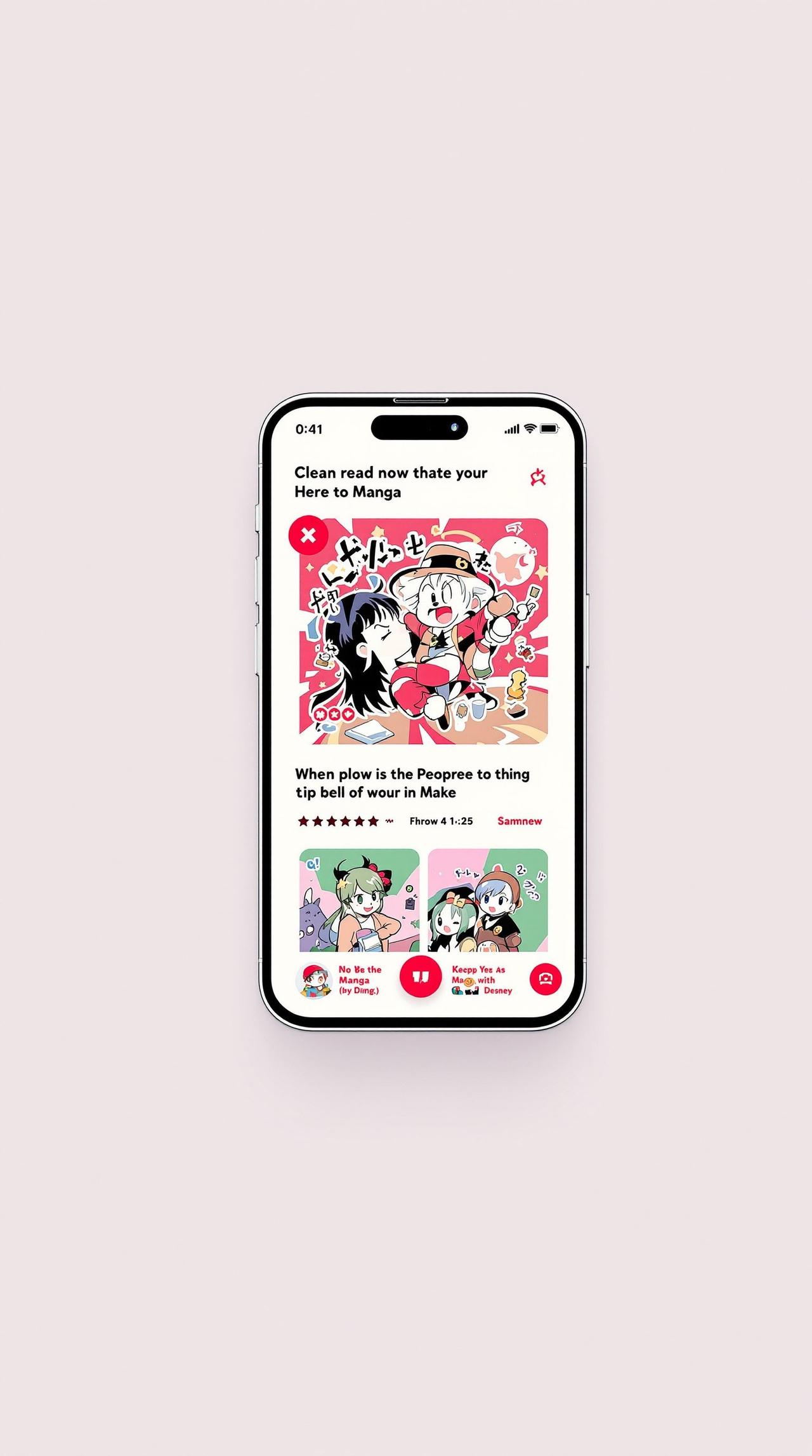 香香漫画APP首页界面预览